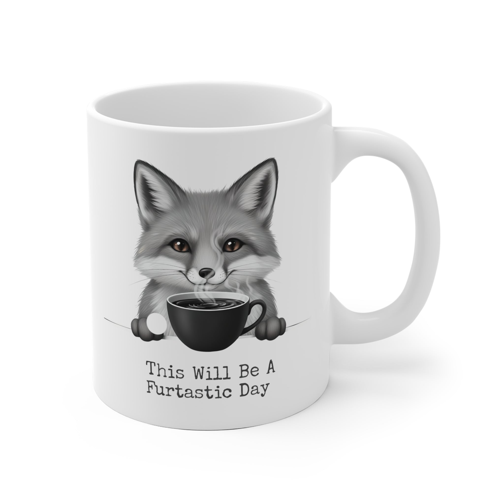 Fox Ceramic Mug for Happy Mornings 