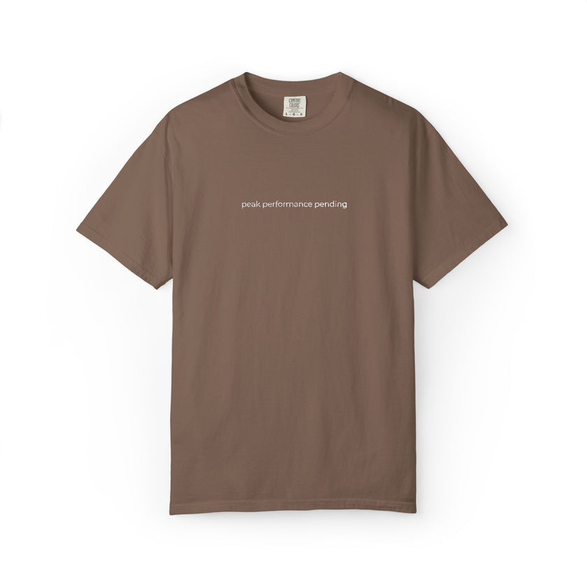 Peak performance pending. T-Shirt