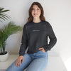 Vibe of the day 'underinspired' Embroidered Sweatshirt, Retro Boxy Crewneck Gift
