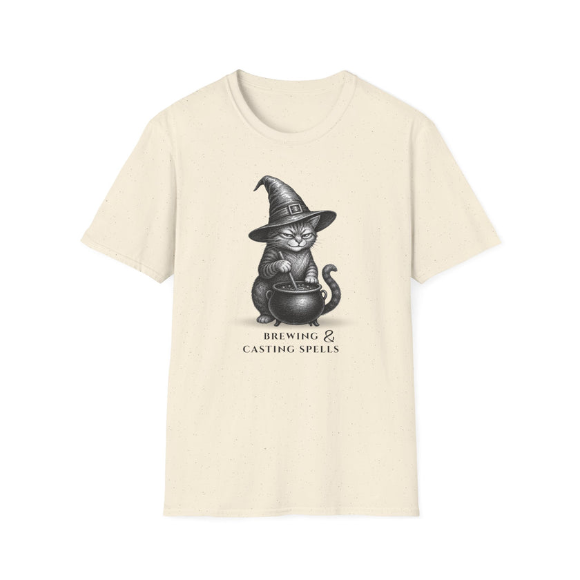 brewing and casting spells t-shirt