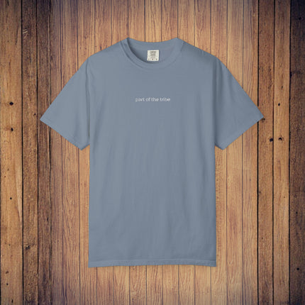 Family-First Funny T Shirt, 'part of the tribe', Embroidery T Shirt for Partner, Kids & Bonus Family or Best Friends