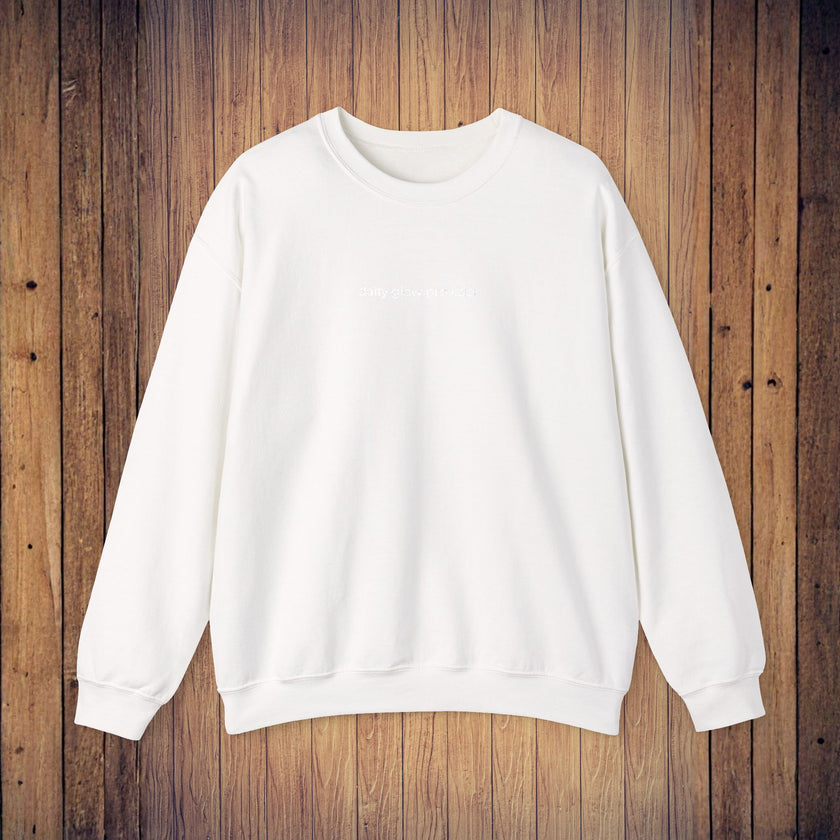 Salon Superstars Embroidered Sweatshirt 'daily glow provider' Funny Appreciation Gift