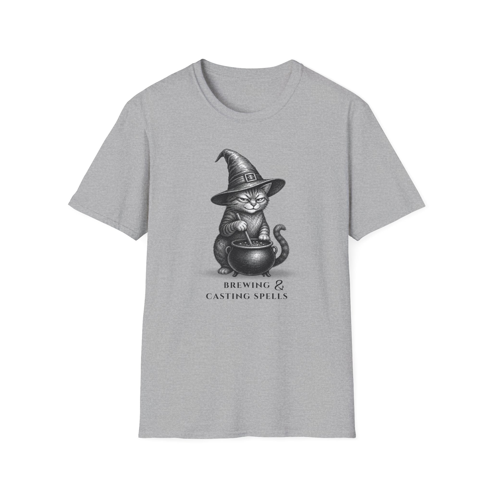 brewing and casting spells t-shirt
