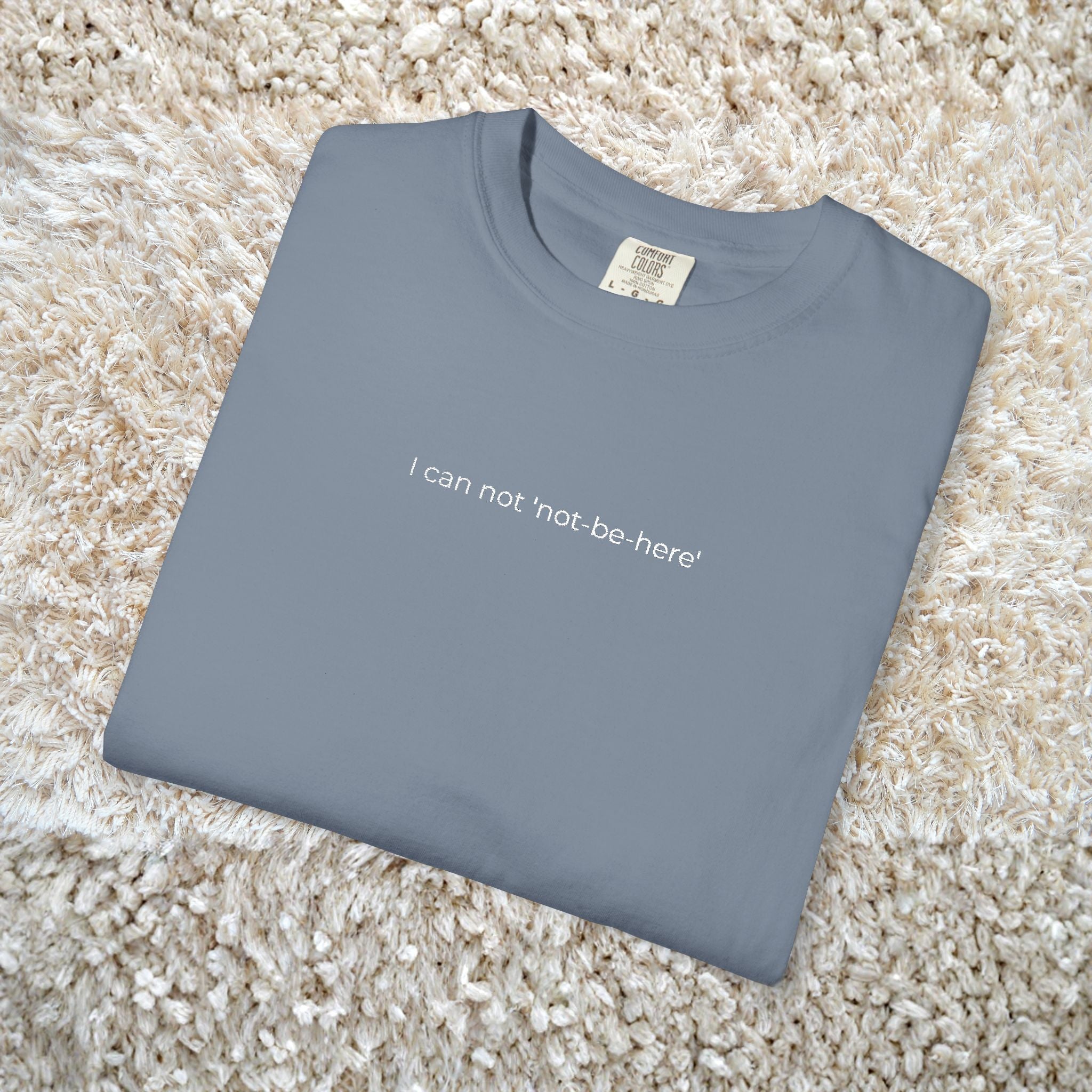 Gameday Supporting Grand/Parents 'I can not 'not-be-here'' High Quality Relax Fit Embroidered T Shirt