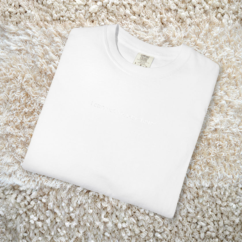 Gameday Supporting Grand/Parents 'I can not 'not-be-here'' High Quality Relax Fit Embroidered T Shirt