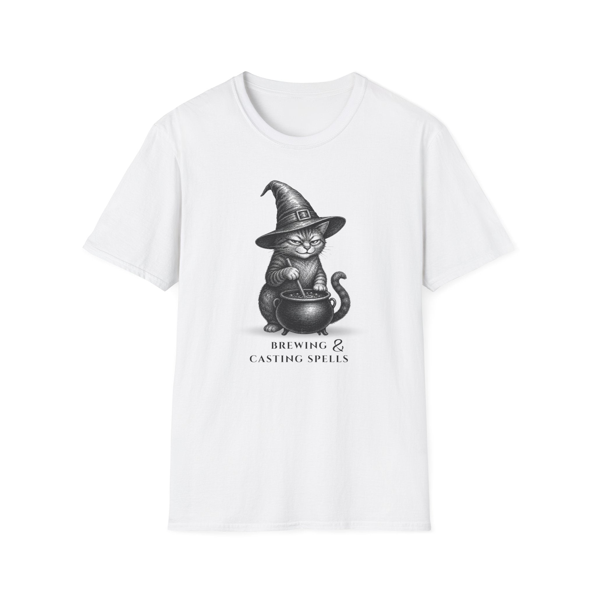 brewing and casting spells t-shirt