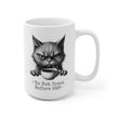 Grumpy Cat Ceramic Mug - Funny Animal Coffee Cup for Zen Time, Tea Lover Gift, Cute Animal Drinkware, Happy Gift for Animal Lovers, Unique