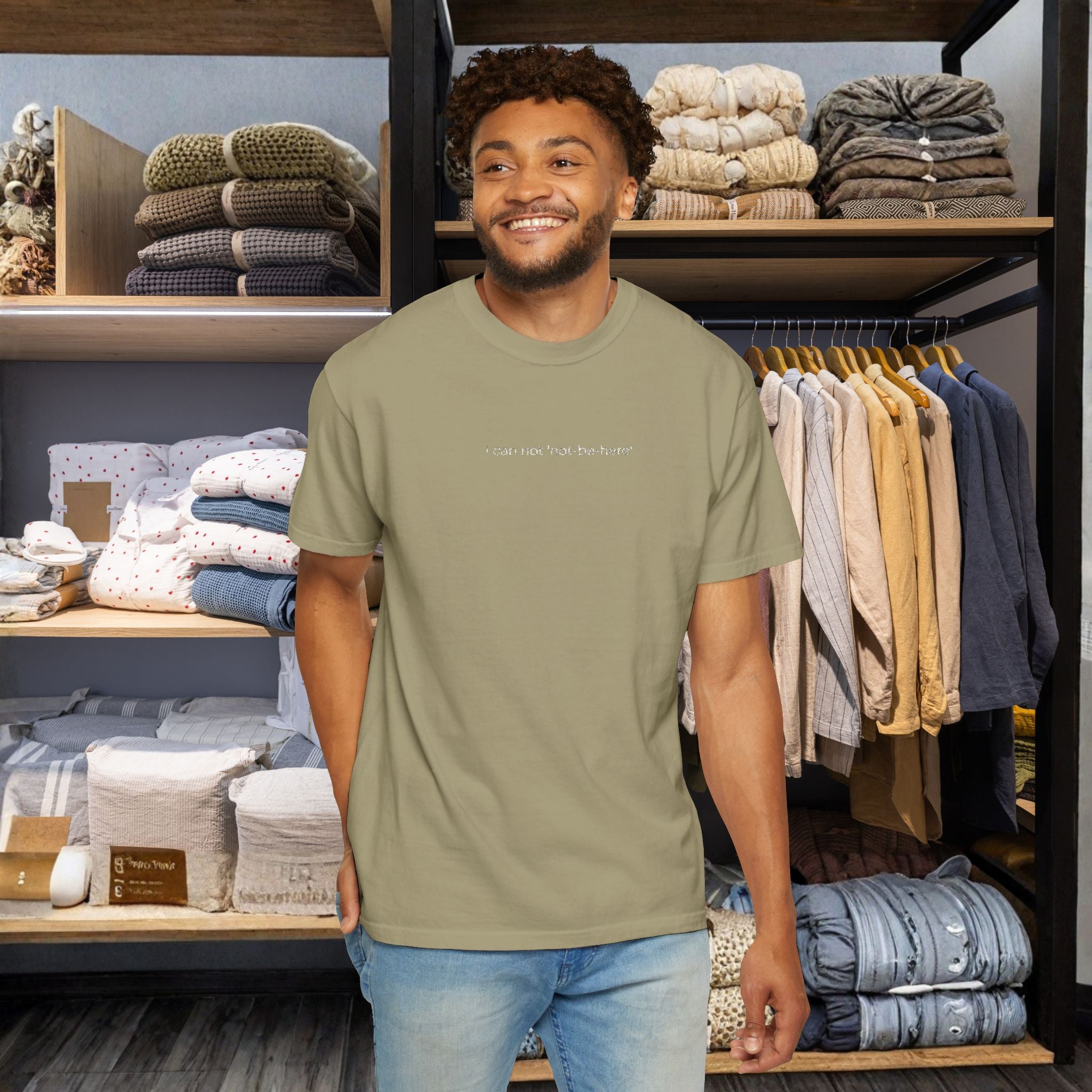 Gameday Supporting Grand/Parents 'I can not 'not-be-here'' High Quality Relax Fit Embroidered T Shirt