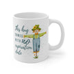 Whimsical Scarecrow Mug - Perfect Gift for Everyday Joy - Cute Kitchen Decor, Coffee Cup, Unique Harvest Gift - Hug Mug