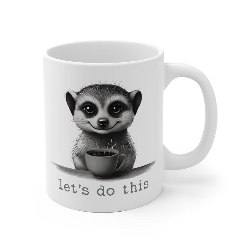 Merecat Ceramic Mug for Happy Mornings 