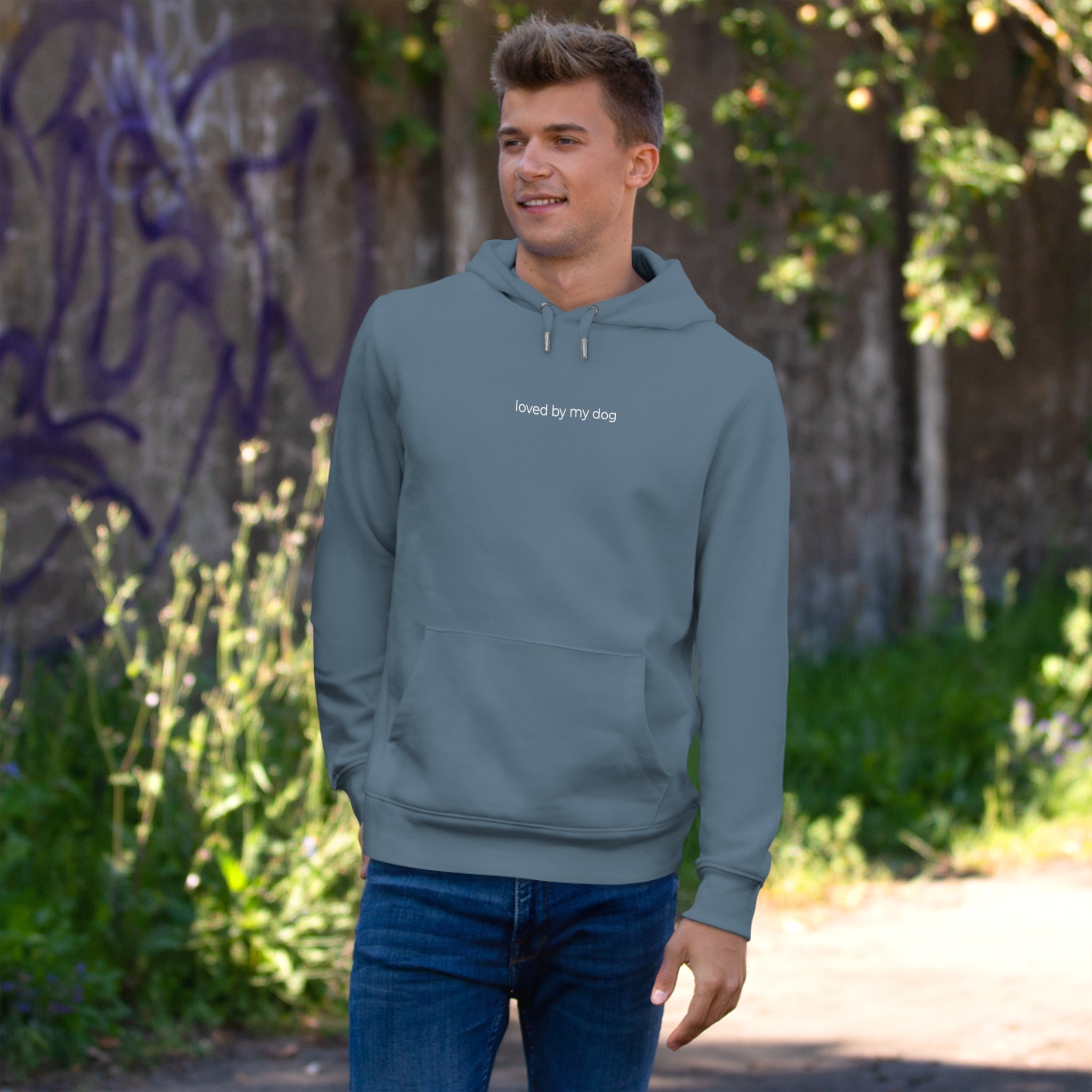 Loved by my dog. Hoodie