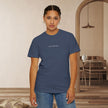 Funny Embroidered T Shirt with 'overcaffeinated' Quote - Gift for Hardworking Friends and Family