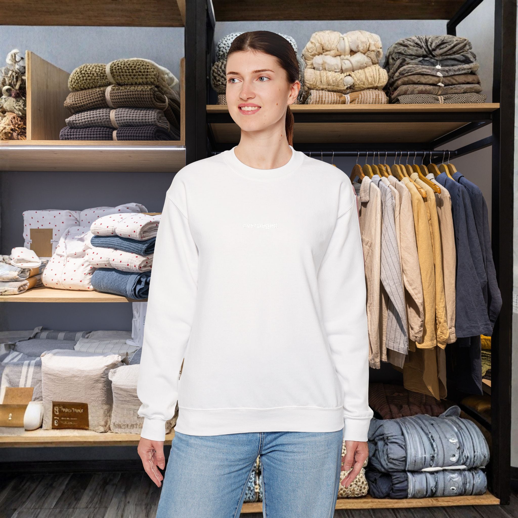 Care Givers Embroidery Sweatshirt 'overpaged' Appreciation Gift for Nurses & Doctors