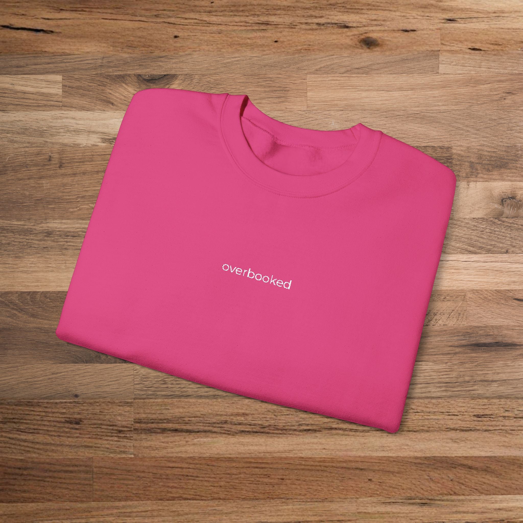 Salon Superstars Embroidered Sweatshirt 'overbooked' Funny Appreciation Gift