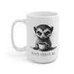 Merecat Ceramic Mug - Funny Animal Coffee Cup for Zen Time, Tea Lover Gift, Cute Animal Drinkware, Happy Gift for Animal Lovers, Unique