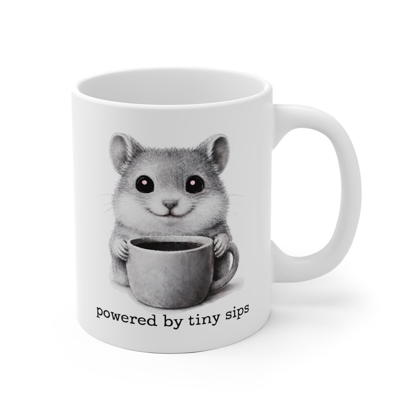 Powered by tiny sips. Mug