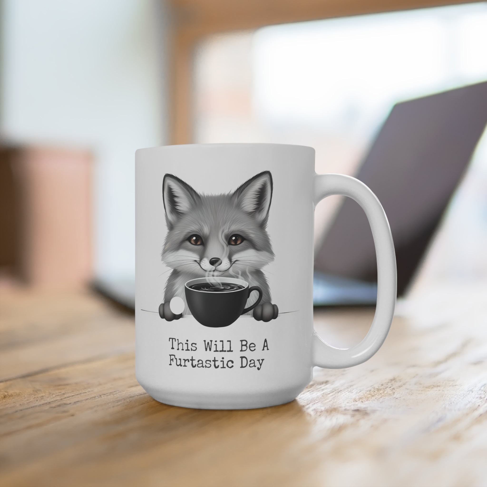 Fox Ceramic Mug for Happy Mornings 
