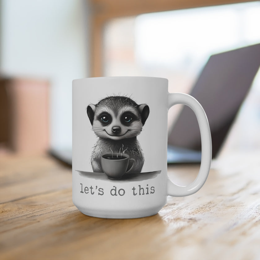 Merecat Ceramic Mug for Happy Mornings 