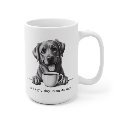 Labrador Ceramic Mug for Happy Mornings 