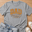 DAD fixes everything, or tries to, T-shirt in sport grey by Moody Crew