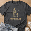 walking the dog, it is called escaping T-shirt in dark heather by Moody Crew