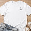 boo ghost T-shirt in white by Moody Crew