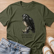 not haunted, just wicked T-shirt in military green by Moody Crew